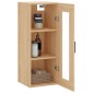 vidaXL Ντουλάπι Τοίχου Sonoma Δρυς 34,5 x 34 x 90 εκ.