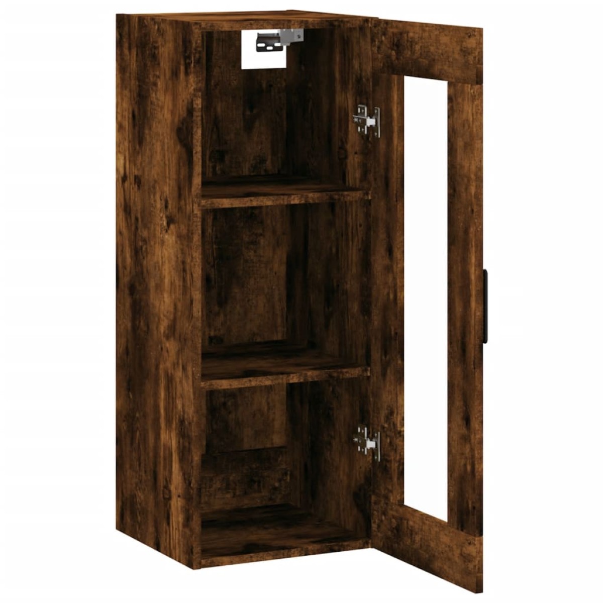 vidaXL Ντουλάπι Τοίχου Καπνιστή Δρυς 34,5 x 34 x 90 εκ.