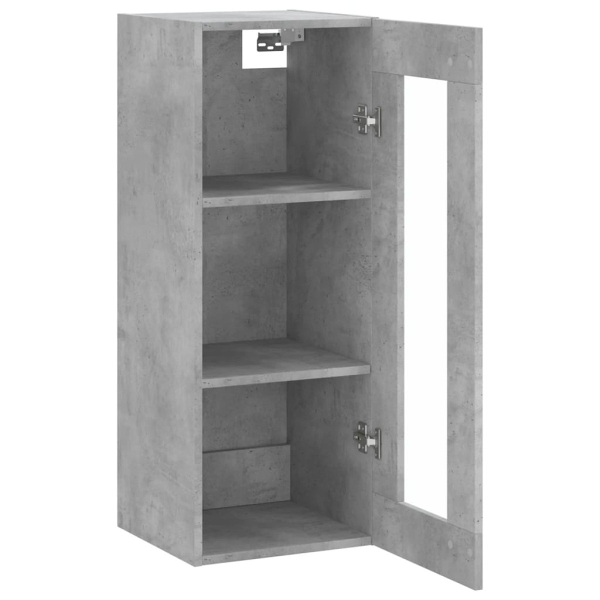 vidaXL Ντουλάπι Τοίχου Γκρι Σκυροδέματος 34,5 x 34 x 90 εκ.