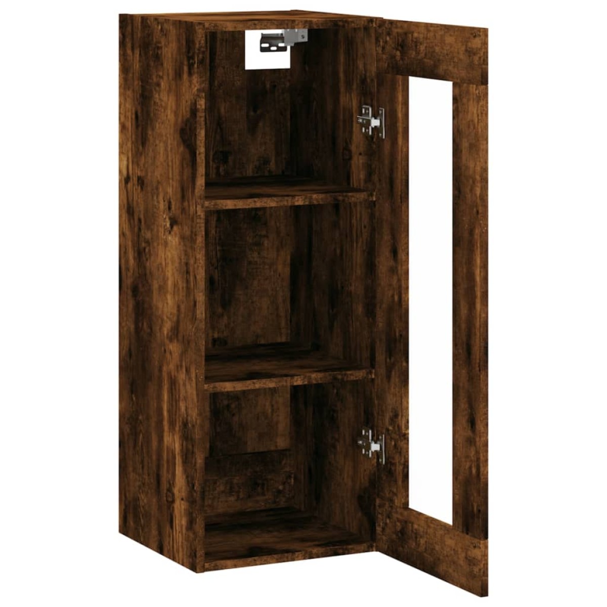 vidaXL Ντουλάπι Τοίχου Καπνιστή Δρυς 34,5 x 34 x 90 εκ.
