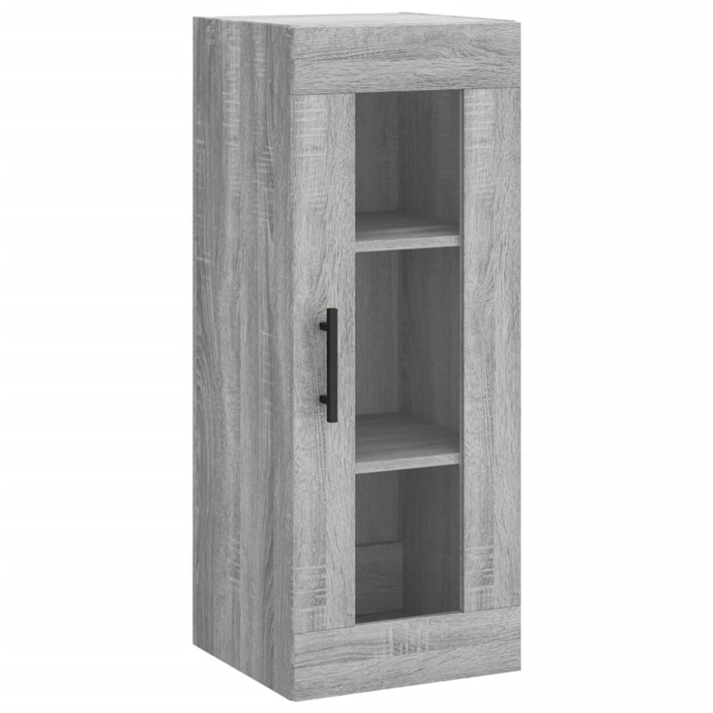 vidaXL Ντουλάπι Τοίχου Γκρι Sonoma 34,5 x 34 x 90 εκ.