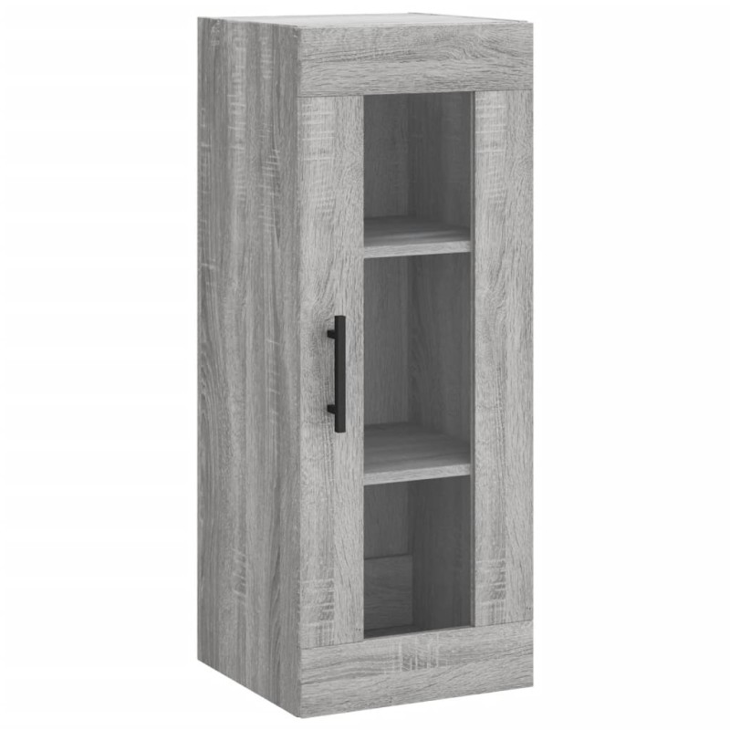 vidaXL Ντουλάπι Τοίχου Γκρι Sonoma 34,5 x 34 x 90 εκ.
