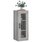 vidaXL Ντουλάπι Τοίχου Γκρι Sonoma 34,5 x 34 x 90 εκ.