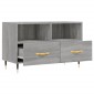 vidaXL Έπιπλο Τηλεόρασης Γκρι Sonoma 80x36x50 εκ. από Επεξεργ. Ξύλο