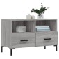 vidaXL Έπιπλο Τηλεόρασης Γκρι Sonoma 80x36x50 εκ. από Επεξεργ. Ξύλο