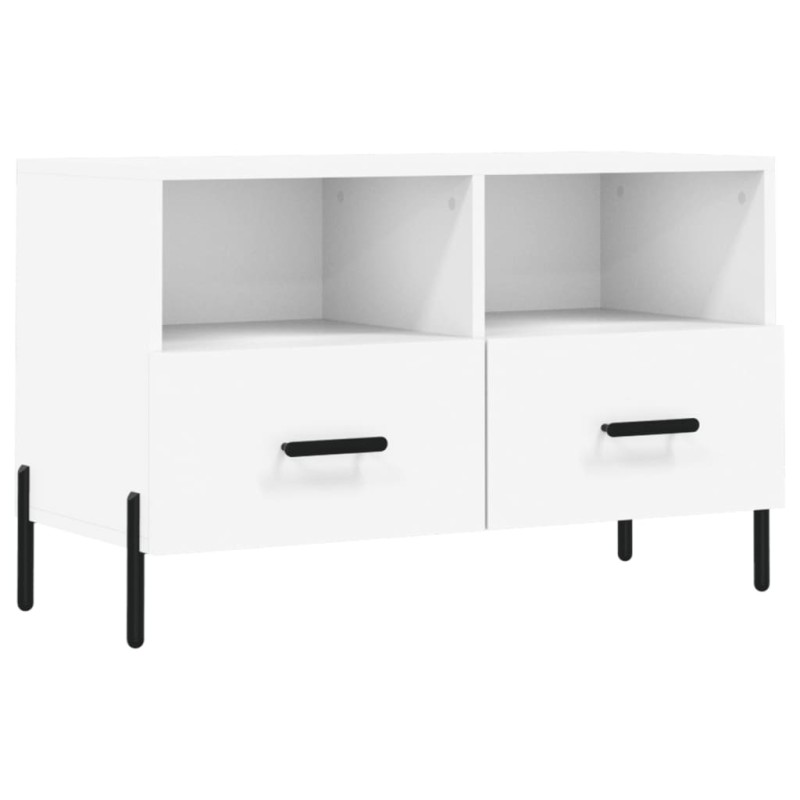 vidaXL Έπιπλο Τηλεόρασης Λευκό 80 x 36 x 50 εκ. από Επεξεργασμένο Ξύλο