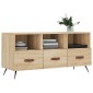 vidaXL Έπιπλο Τηλεόρασης Sonoma Δρυς 102 x 36 x 50 εκ. Επεξεργ. Ξύλο
