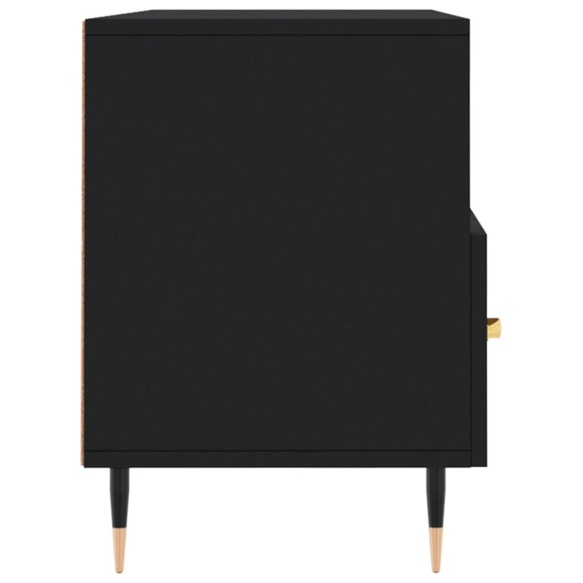 vidaXL Έπιπλο Τηλεόρασης Μαύρο 102 x 36 x 50 εκ. από Επεξεργ. Ξύλο