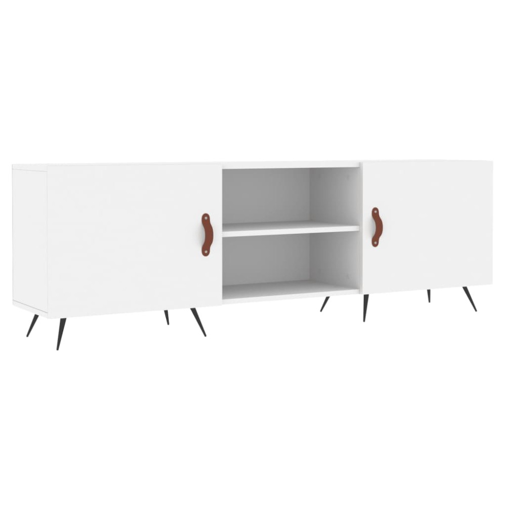 vidaXL Έπιπλο Τηλεόρασης Λευκό 150x30x50 εκ. από Επεξεργασμένο Ξύλο