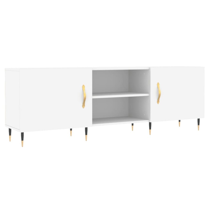 vidaXL Έπιπλο Τηλεόρασης Λευκό 150x30x50 εκ. από Επεξεργασμένο Ξύλο