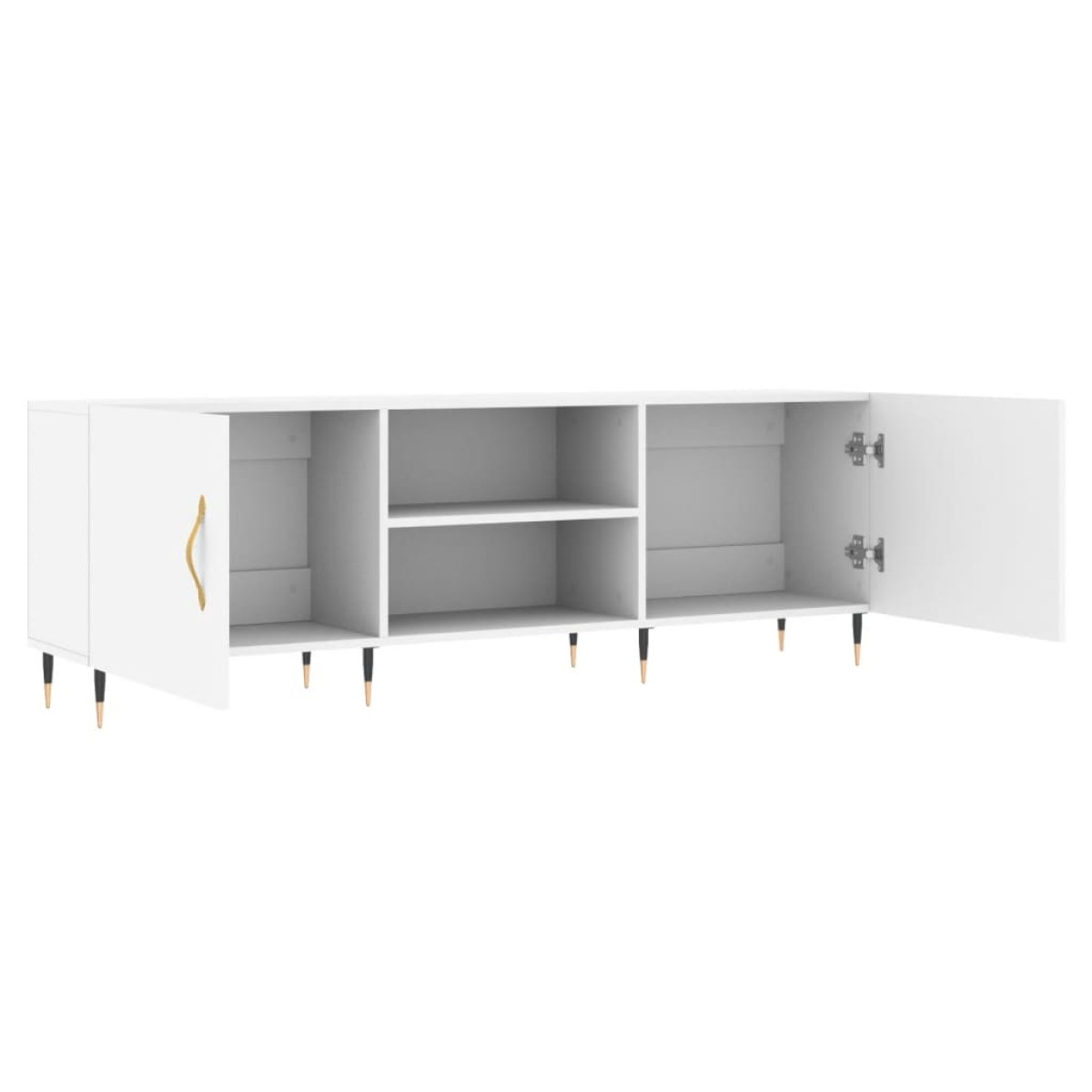 vidaXL Έπιπλο Τηλεόρασης Λευκό 150x30x50 εκ. από Επεξεργασμένο Ξύλο