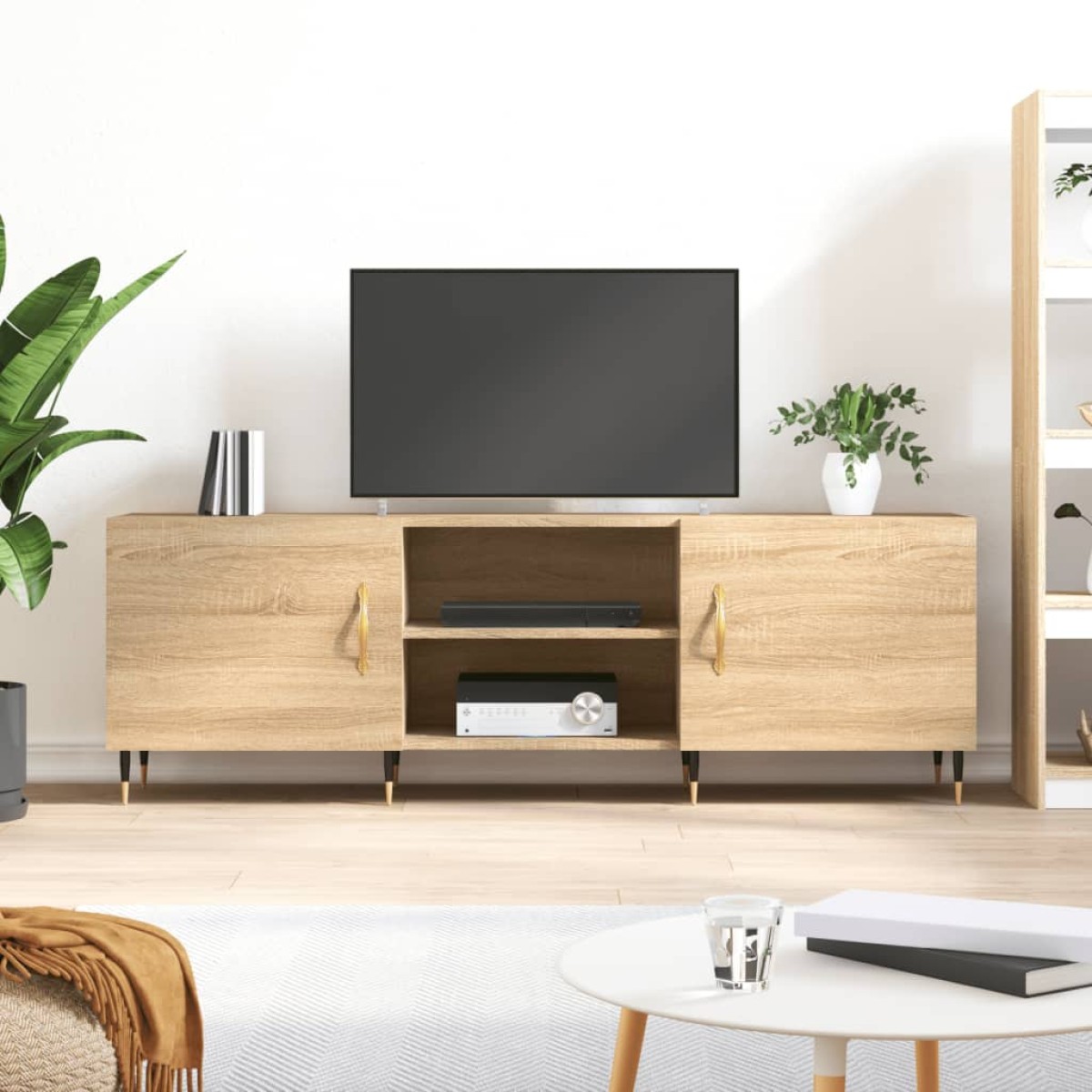 vidaXL Έπιπλο Τηλεόρασης Sonoma Δρυς 150x30x50 εκ. Επεξεργασμένο Ξύλο