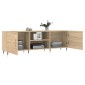 vidaXL Έπιπλο Τηλεόρασης Sonoma Δρυς 150x30x50 εκ. Επεξεργασμένο Ξύλο