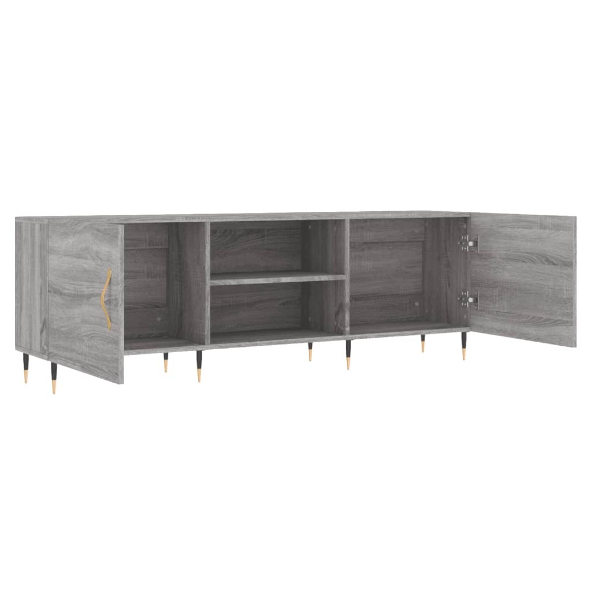 vidaXL Έπιπλο Τηλεόρασης Γκρι Sonoma 150x30x50 εκ. από Επεξεργ. Ξύλο