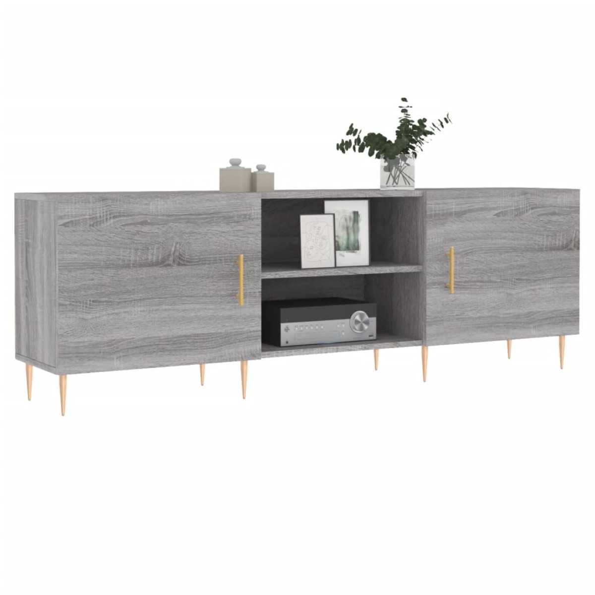 vidaXL Έπιπλο Τηλεόρασης Γκρι Sonoma 150x30x50 εκ. από Επεξεργ. Ξύλο