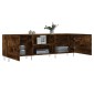 vidaXL Έπιπλο Τηλεόρασης Καπνιστή Δρυς 150x30x50 εκ. Επεξ. Ξύλο