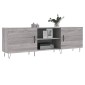 vidaXL Έπιπλο Τηλεόρασης Γκρι Sonoma 150x30x50 εκ. από Επεξεργ. Ξύλο