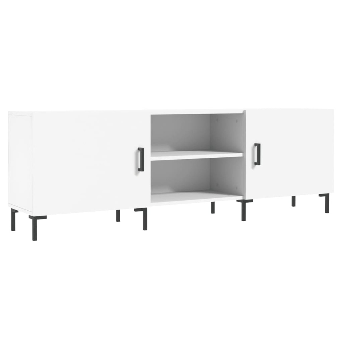 vidaXL Έπιπλο Τηλεόρασης Λευκό 150x30x50 εκ. από Επεξεργασμένο Ξύλο