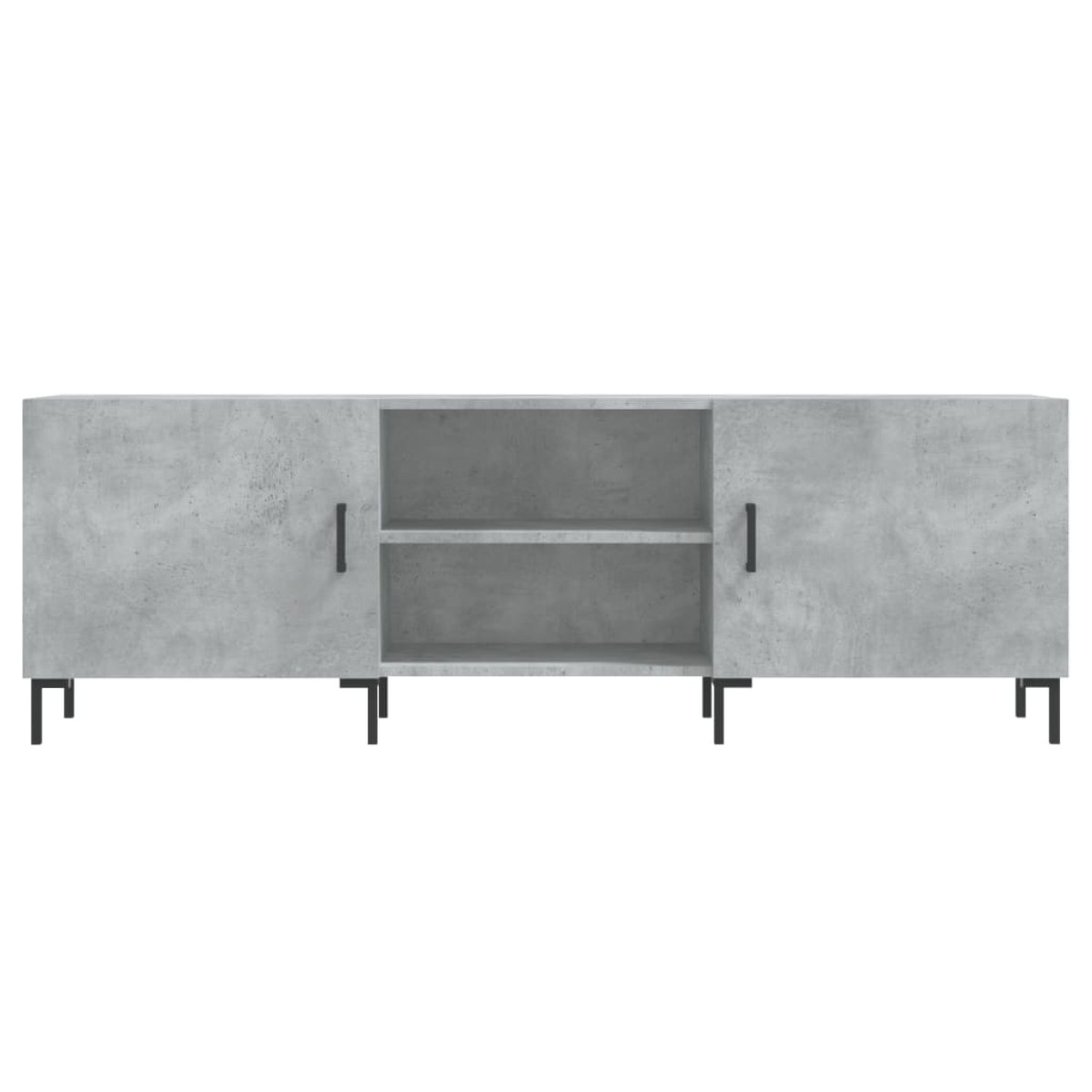 vidaXL Έπιπλο Τηλεόρασης Γκρι Σκυροδέματος 150x30x50 εκ. Επεξ. Ξύλο