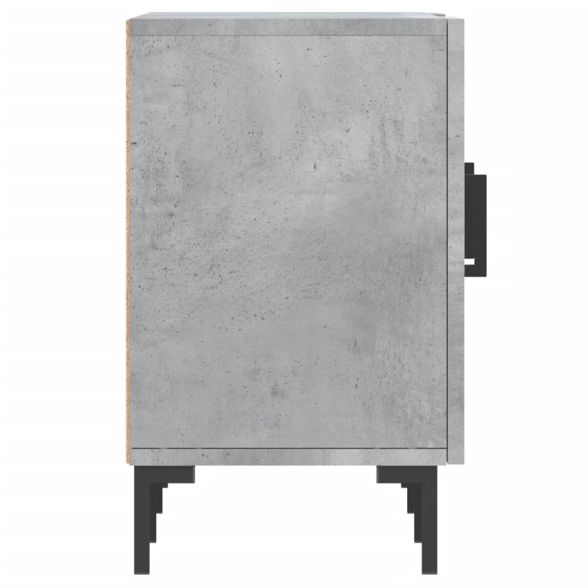 vidaXL Έπιπλο Τηλεόρασης Γκρι Σκυροδέματος 150x30x50 εκ. Επεξ. Ξύλο