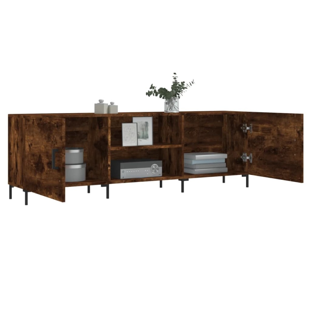 vidaXL Έπιπλο Τηλεόρασης Καπνιστή Δρυς 150x30x50 εκ. Επεξ. Ξύλο