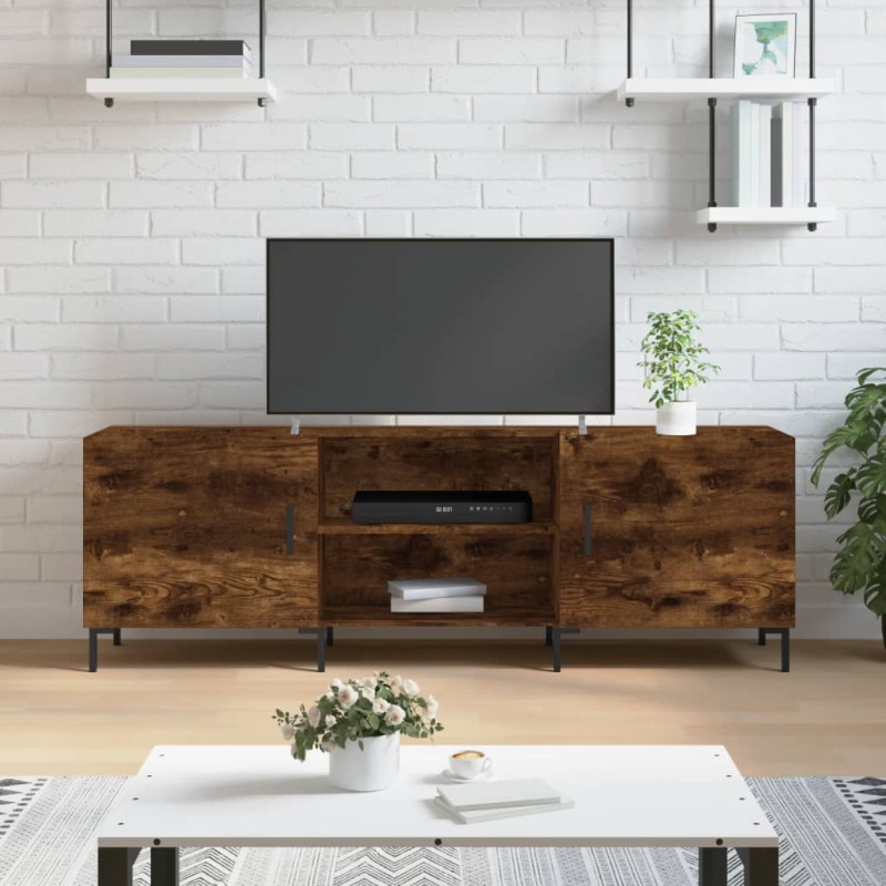 vidaXL Έπιπλο Τηλεόρασης Καπνιστή Δρυς 150x30x50 εκ. Επεξ. Ξύλο