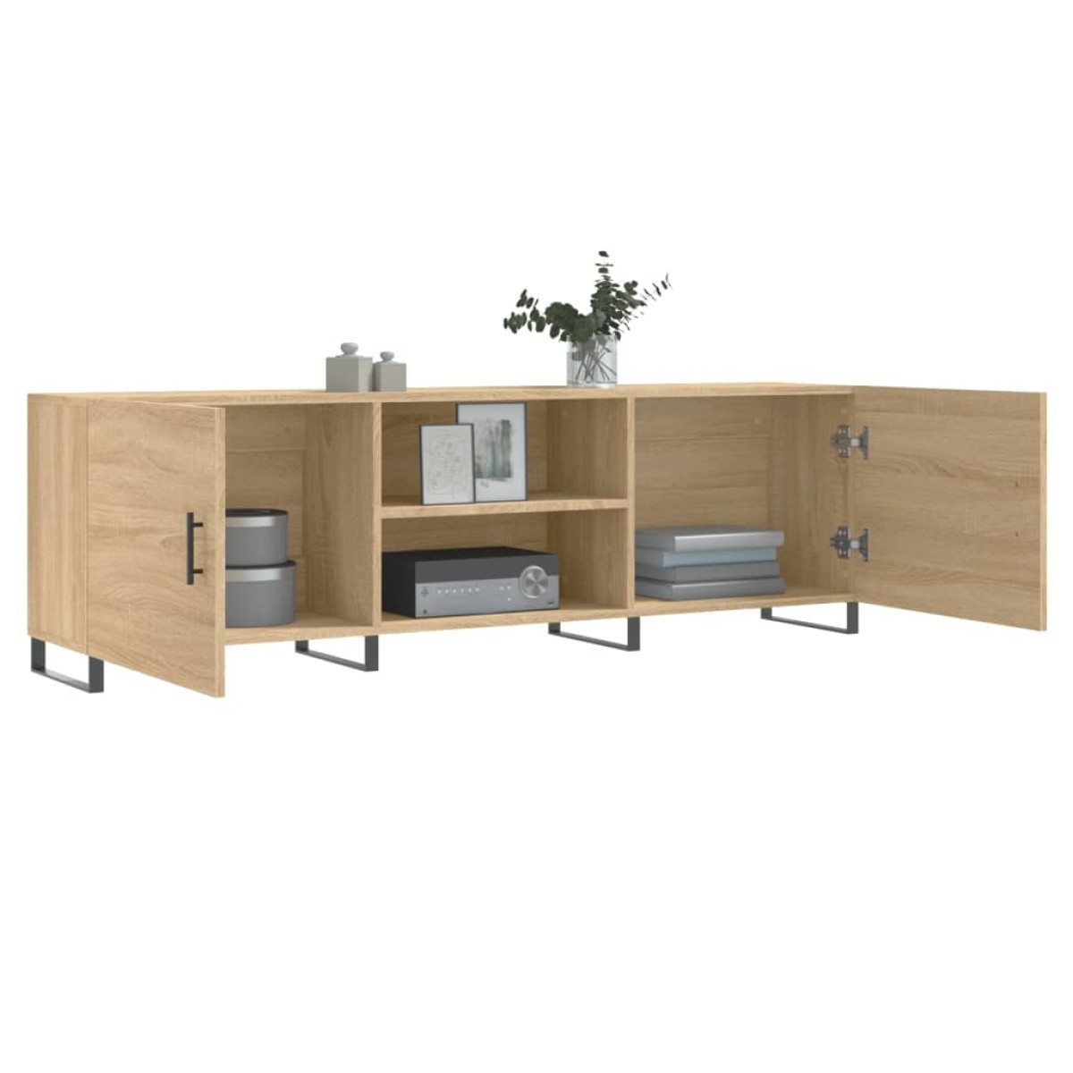 vidaXL Έπιπλο Τηλεόρασης Sonoma Δρυς 150x30x50 εκ. Επεξεργασμένο Ξύλο