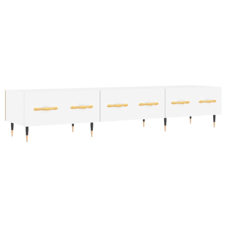 vidaXL Έπιπλο Τηλεόρασης Λευκό 150 x 36 x 30 εκ. Επεξεργασμένο Ξύλο