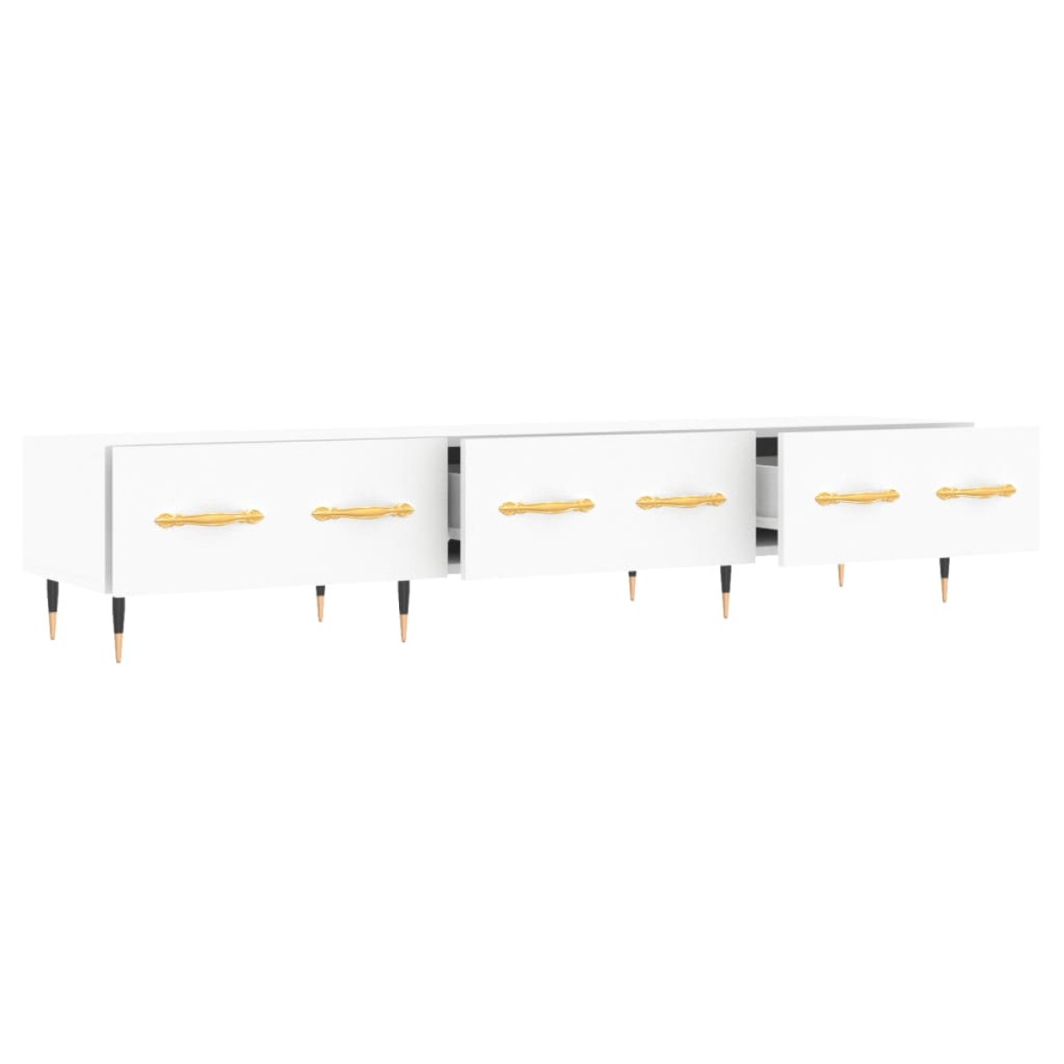vidaXL Έπιπλο Τηλεόρασης Λευκό 150 x 36 x 30 εκ. Επεξεργασμένο Ξύλο
