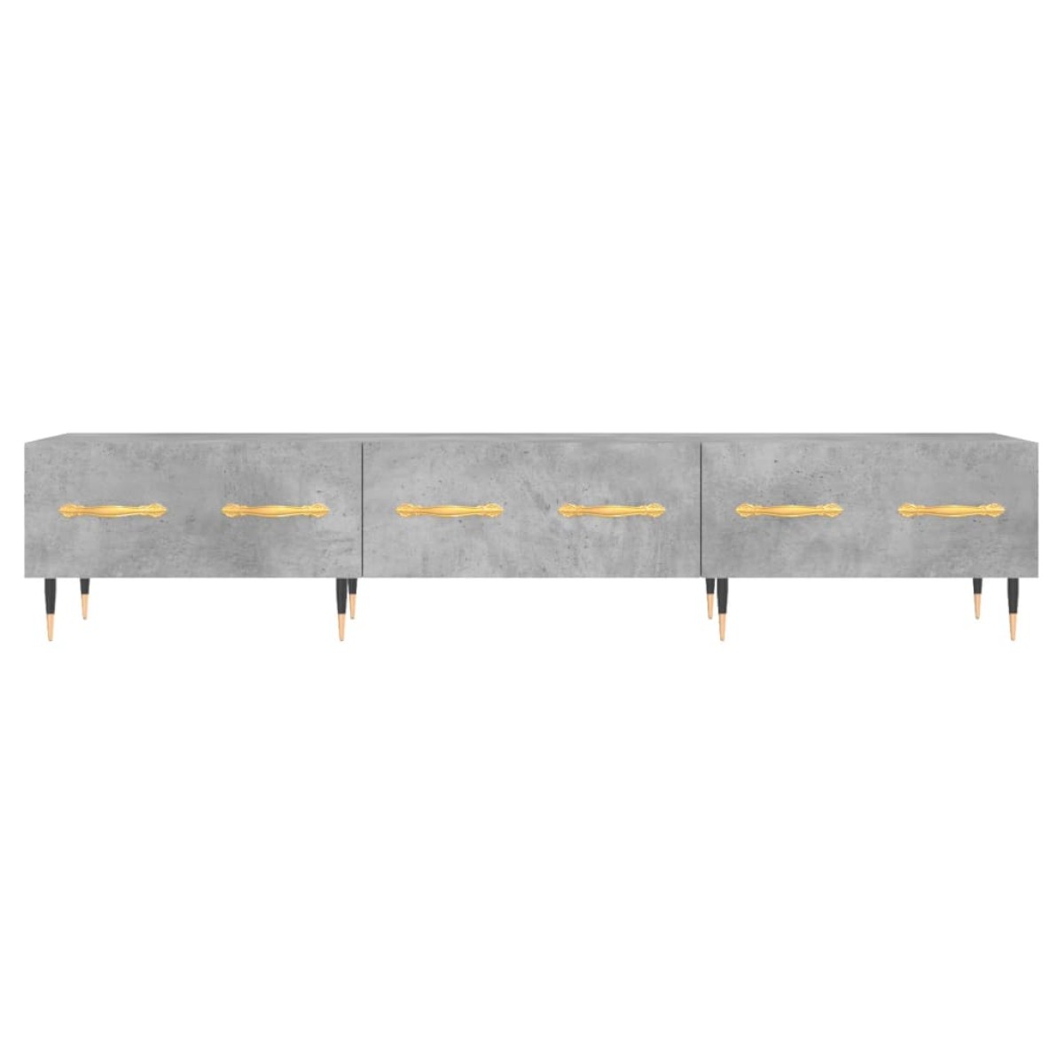 vidaXL Έπιπλο Τηλεόρασης Γκρι Σκυροδέματος 150x36x30 εκ. Επεξ. Ξύλο