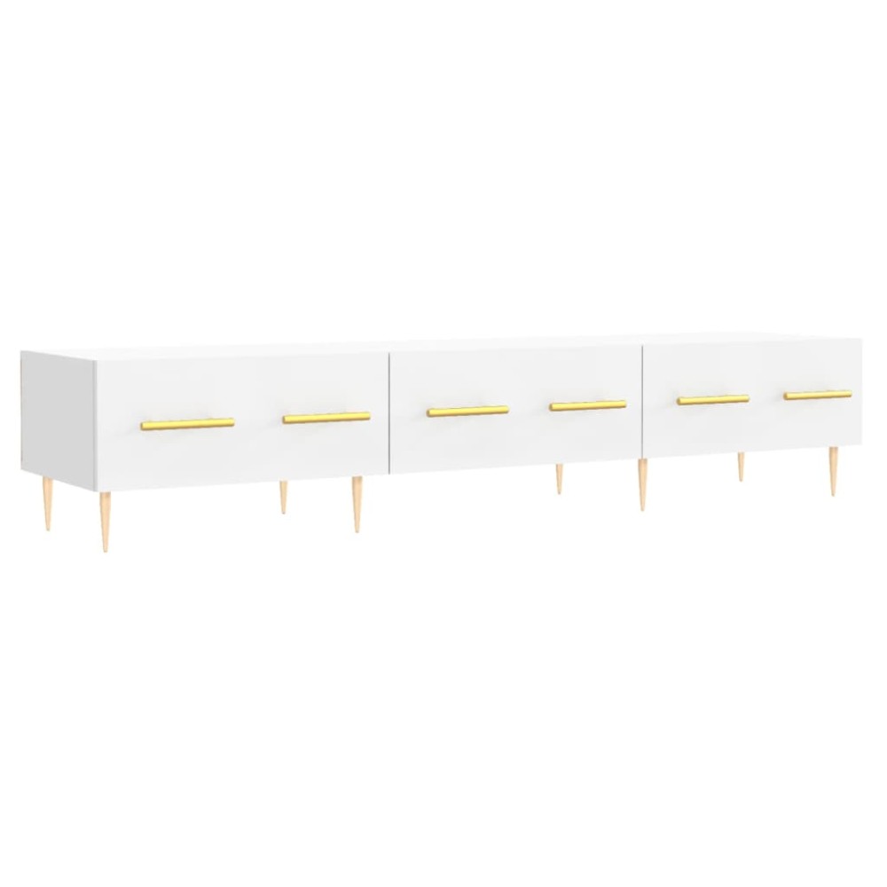vidaXL Έπιπλο Τηλεόρασης Λευκό 150x36x30 εκ. από Επεξεργασμένο Ξύλο