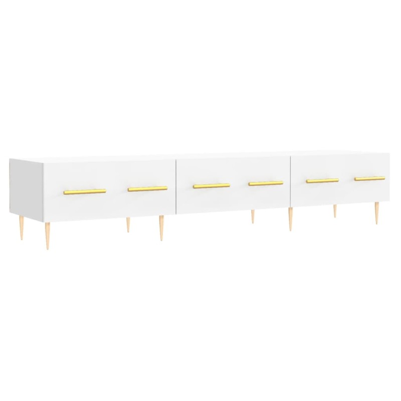 vidaXL Έπιπλο Τηλεόρασης Λευκό 150x36x30 εκ. από Επεξεργασμένο Ξύλο