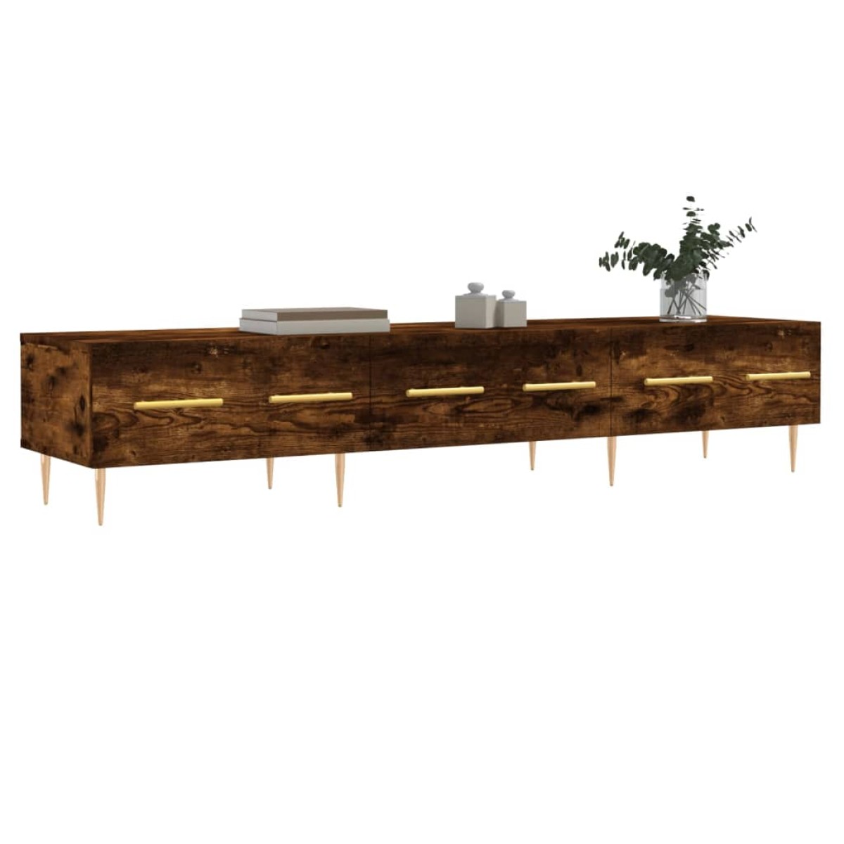 vidaXL Έπιπλο Τηλεόρασης Καπνιστή Δρυς 150x36x30 εκ. Επεξ. Ξύλο