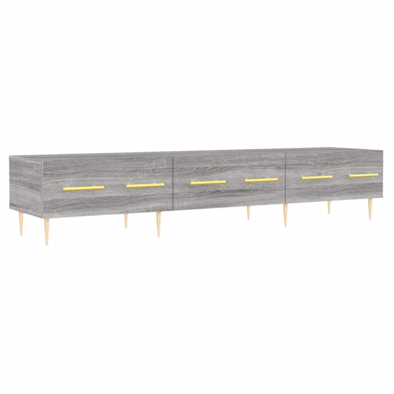 vidaXL Έπιπλο Τηλεόρασης Γκρι Sonoma 150 x 36 x 30 εκ. Επεξεργ. Ξύλο