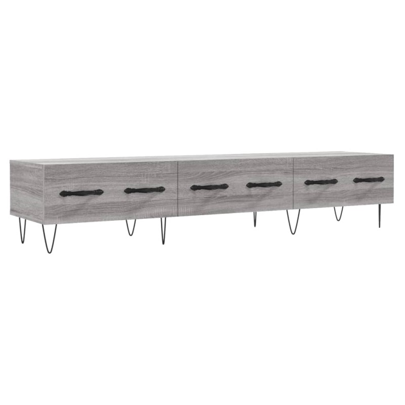 vidaXL Έπιπλο Τηλεόρασης Γκρι Sonoma 150 x 36 x 30 εκ. Επεξεργ. Ξύλο
