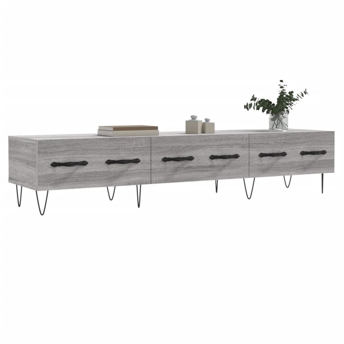 vidaXL Έπιπλο Τηλεόρασης Γκρι Sonoma 150 x 36 x 30 εκ. Επεξεργ. Ξύλο