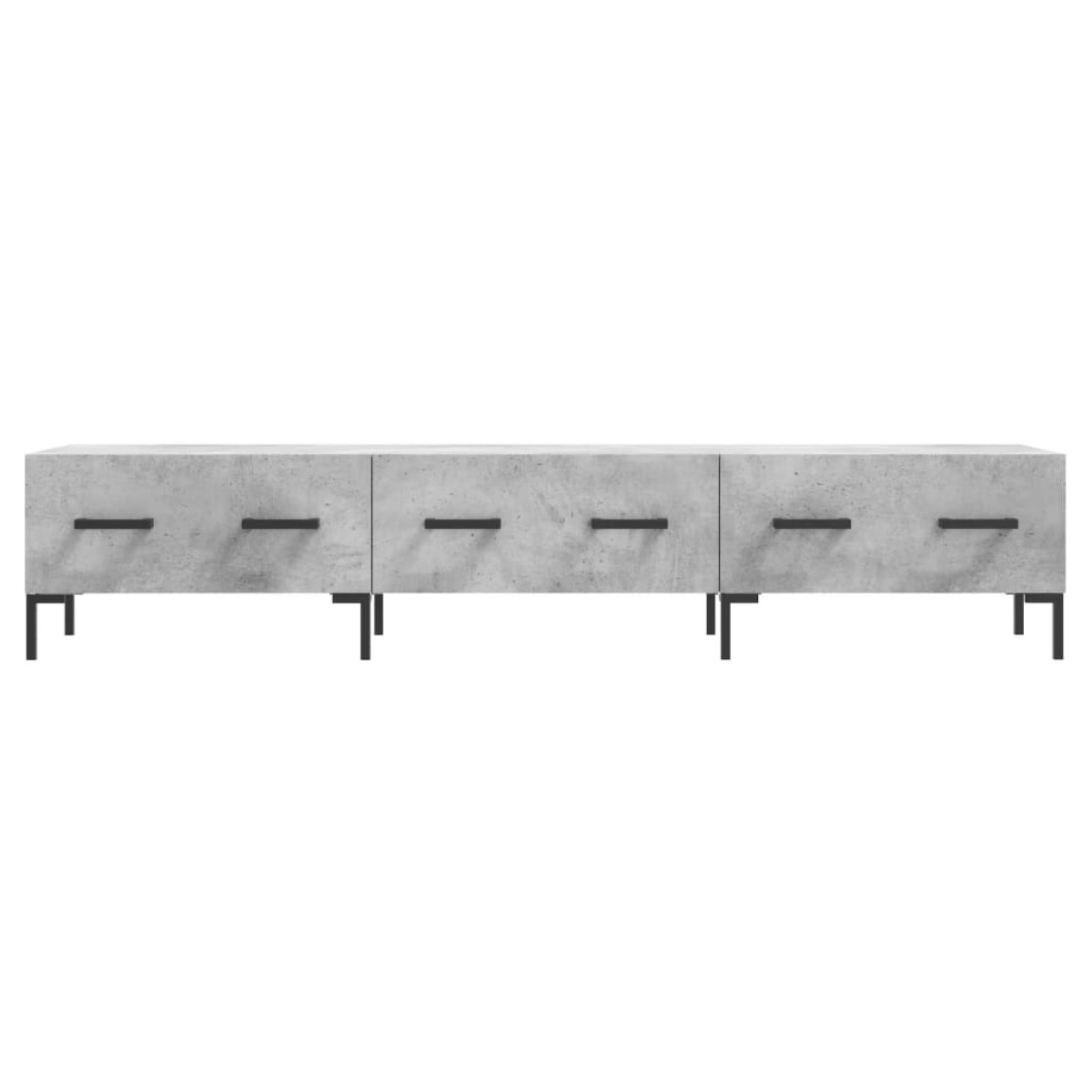 vidaXL Έπιπλο Τηλεόρασης Γκρι Σκυροδέματος 150x36x30 εκ. Επεξ. Ξύλο