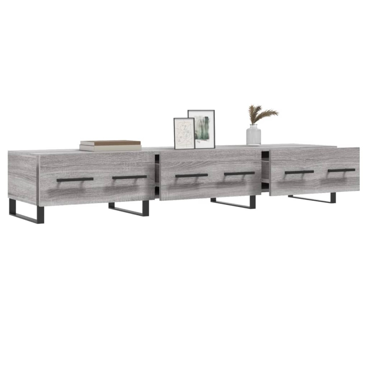 vidaXL Έπιπλο Τηλεόρασης Γκρι Sonoma 150 x 36 x 30 εκ. Επεξεργ. Ξύλο