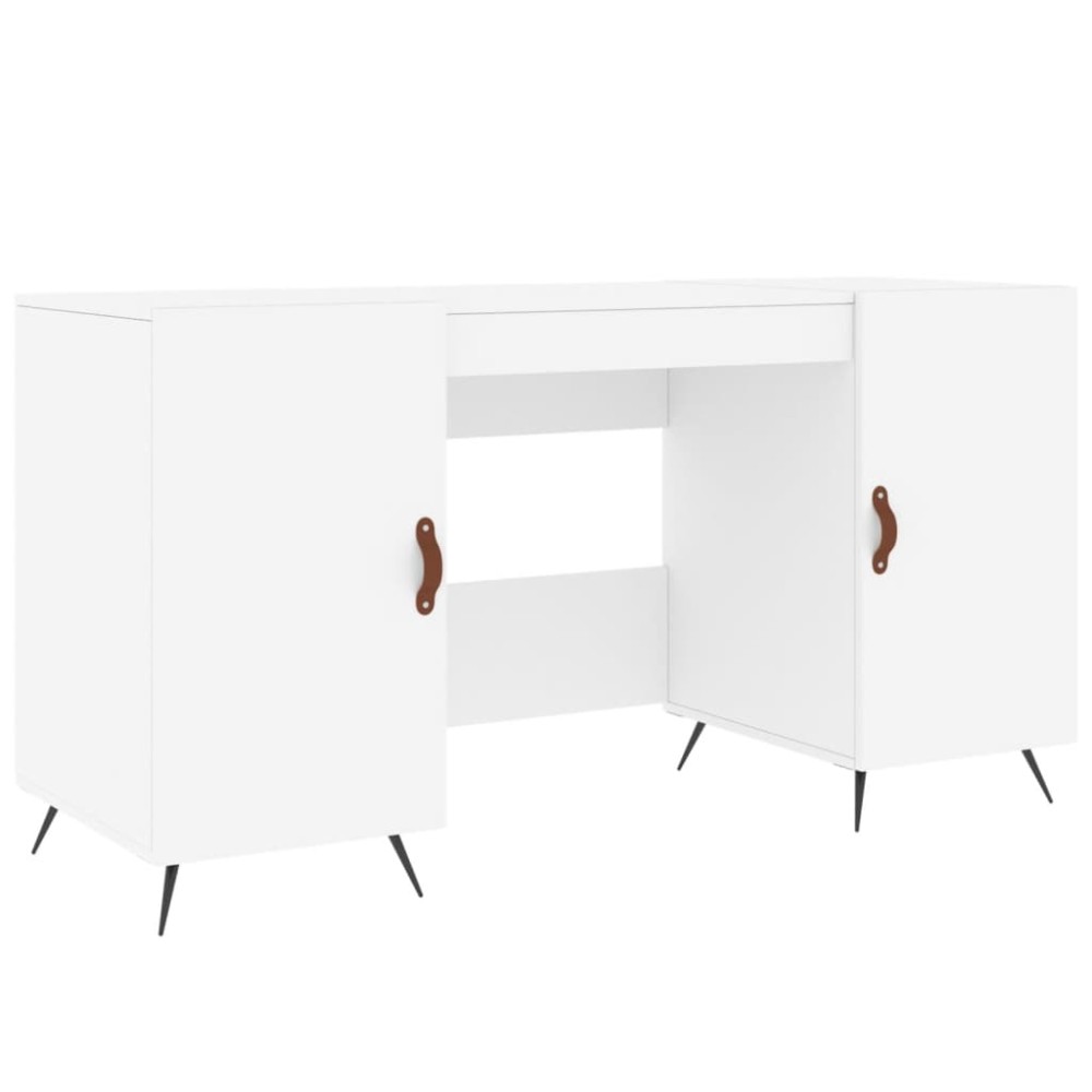 vidaXL Γραφείο Λευκό 140 x 50 x 75 εκ. από Επεξεργασμένο Ξύλο
