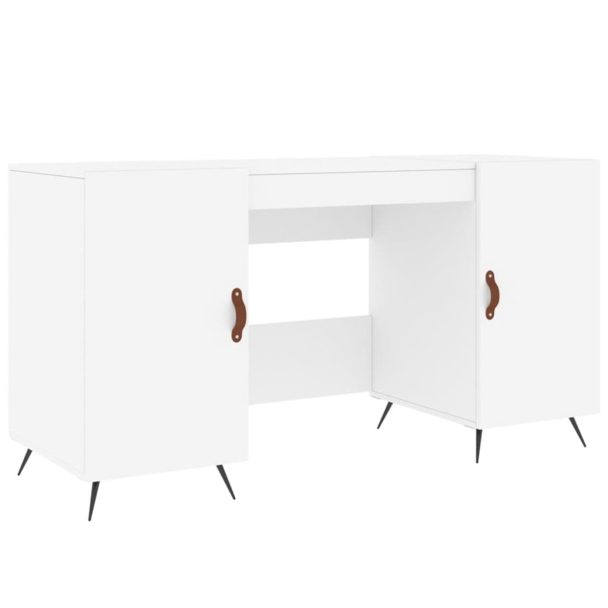 vidaXL Γραφείο Λευκό 140 x 50 x 75 εκ. από Επεξεργασμένο Ξύλο
