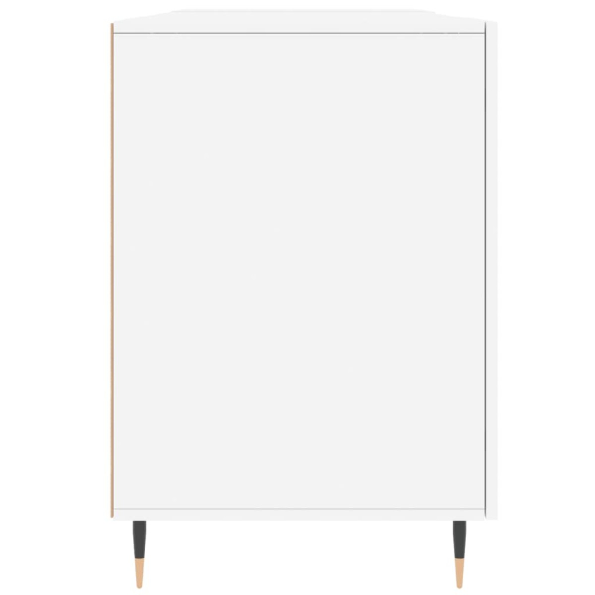 vidaXL Γραφείο Λευκό 140 x 50 x 75 εκ. από Επεξεργασμένο Ξύλο