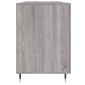 vidaXL Γραφείο Γκρι Sonoma 140 x 50 x 75 εκ. από Επεξεργασμένο Ξύλο