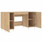 vidaXL Γραφείο Sonoma Δρυς 140 x 50 x 75 εκ. από Επεξεργασμένο Ξύλο