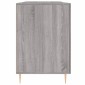 vidaXL Γραφείο Γκρι Sonoma 140 x 50 x 75 εκ. από Επεξεργασμένο Ξύλο