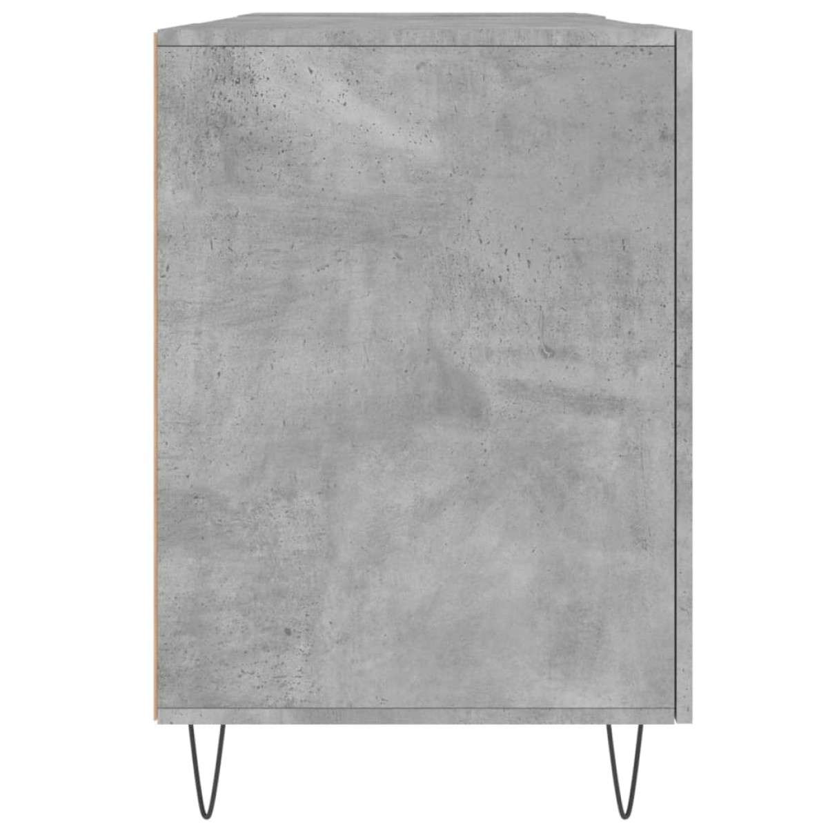 vidaXL Γραφείο Γκρι Σκυροδέματος 140 x 50 x 75 εκ. από Επεξεργ. Ξύλο