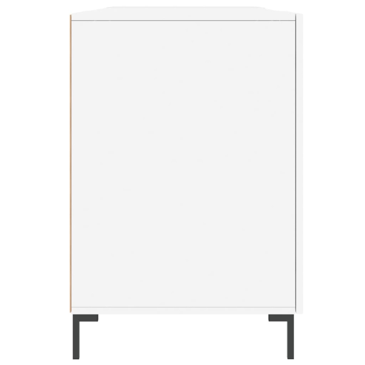 vidaXL Γραφείο Λευκό 140 x 50 x 75 εκ. από Επεξεργασμένο Ξύλο