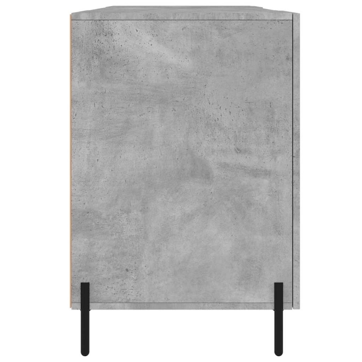 vidaXL Γραφείο Γκρι Σκυροδέματος 140 x 50 x 75 εκ. από Επεξεργ. Ξύλο