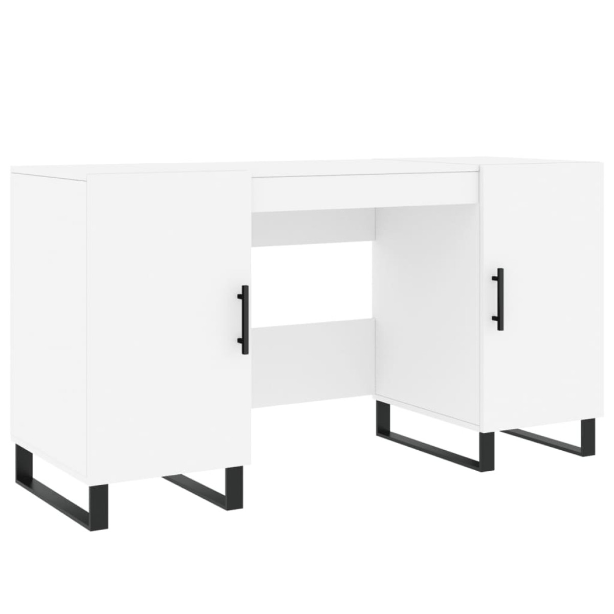 vidaXL Γραφείο Λευκό 140 x 50 x 75 εκ. από Επεξεργασμένο Ξύλο