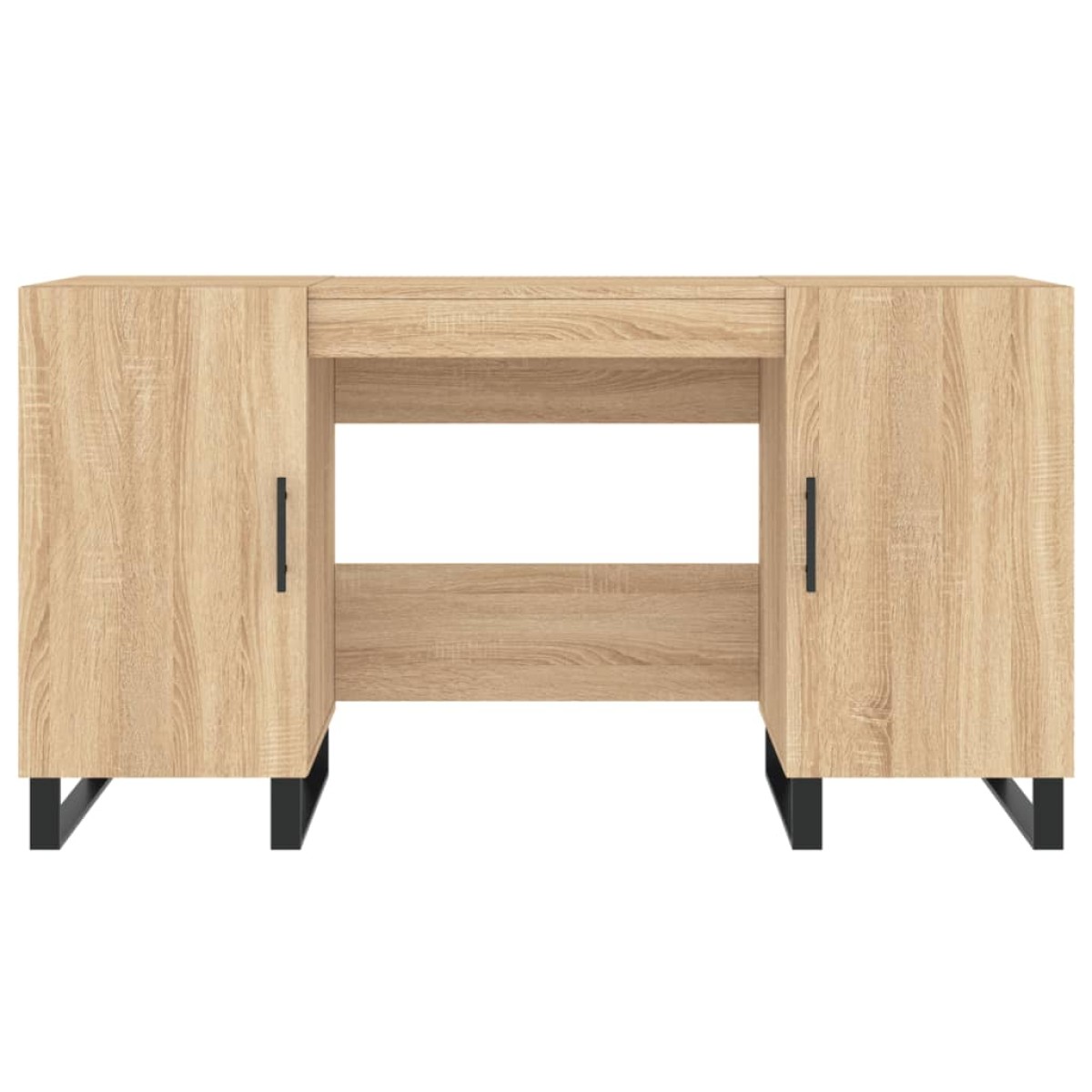 vidaXL Γραφείο Sonoma Δρυς 140 x 50 x 75 εκ. από Επεξεργασμένο Ξύλο