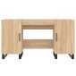 vidaXL Γραφείο Sonoma Δρυς 140 x 50 x 75 εκ. από Επεξεργασμένο Ξύλο